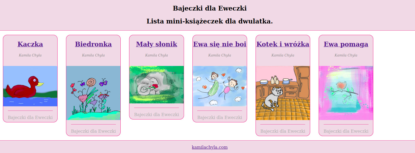 Seria bajeczki dla Eweczki /bajeczki.jpg