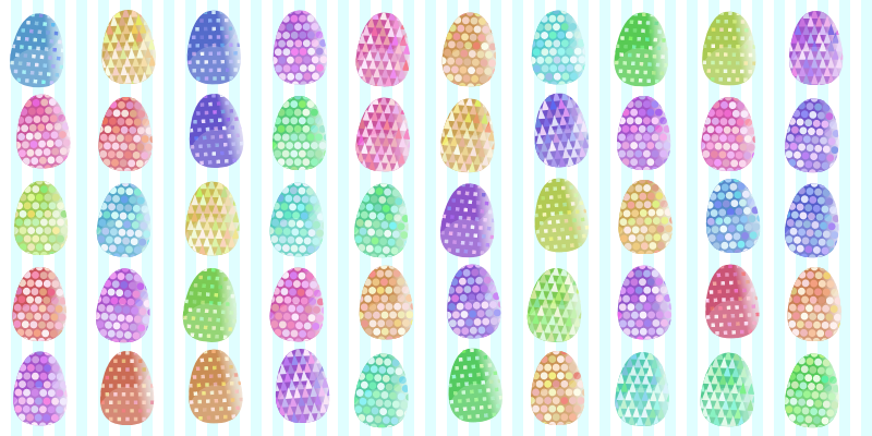 Generating graphics in vanilla javascript is fun - especially in such cold, April days. I've decided to write a simple javascript generator for easter eggs. /en/posts/javascript-canvas-easter-eggs/eastereggs.png
