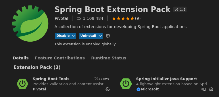 Spring Boot Extension Pack /posts/java-vscode/extension-pack.png
